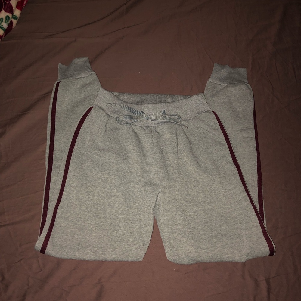 gray joggers